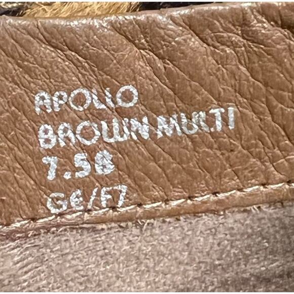 Earthies Calf Fur Leopard Animal Print Leather Apollo Boots Booties Size 7 1/2 - Picture 11 of 11